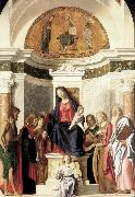 CIMA da Conegliano Madonna Enthroned with the Child dfg oil painting on canvas